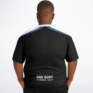 Mens Plus-size T-Shirt - Obsidian Black - Synergetic Heroes