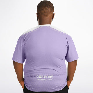 Mens Plus-size T-Shirt - Lavender Mist - Synergetic Heroes