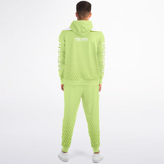 Mens Ziphoodie & Emblem Jogger - Harmony Green