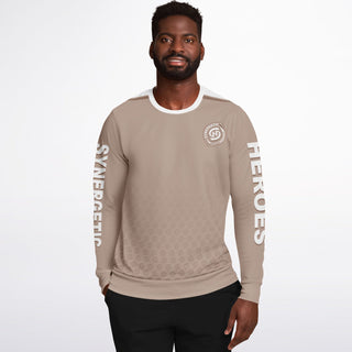 Mens Athletic Sweatshirt - Taupe Stone