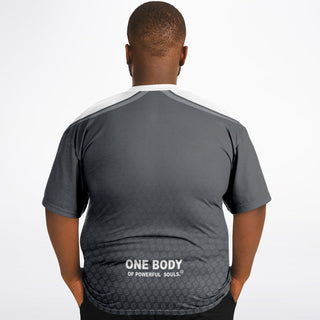 Mens Plus-size T-Shirt - Shadow Gray - Synergetic Heroes