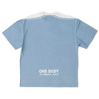 Mens Plus-size T-Shirt - Angel Blue - Synergetic Heroes