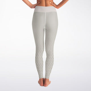 Yoga Leggings - Jade White - Synergetic Heroes
