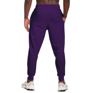 Mens Emblem Jogger - Purple Shield