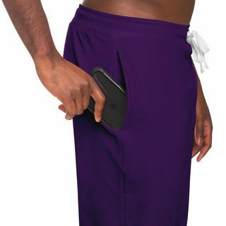 Mens Emblem Jogger - Purple Shield