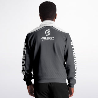 Mens Track Jacket - Shadow Gray