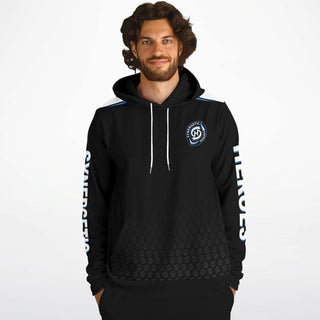 Mens Hoodie - Obsidian Black