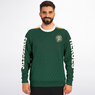 Mens Athletic Sweatshirt - Emerald Green