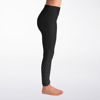 Yoga Leggings - Obsidian Black - Synergetic Heroes