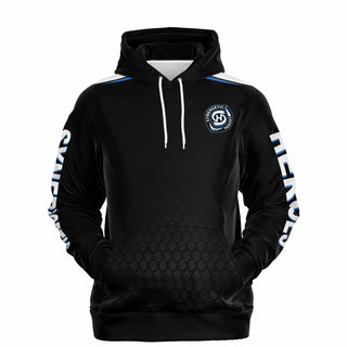 Mens Hoodie - Obsidian Black