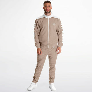 Mens Tracksuit - Taupe Stone