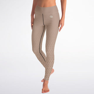 Yoga Leggings - Taupe Stone - Synergetic Heroes