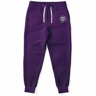 Mens Emblem Jogger - Purple Shield