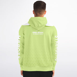 Mens Zip-Up Hoodie - Harmony Green
