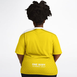 Womens Plus-size T-Shirt - Yellow Sun - Synergetic Heroes