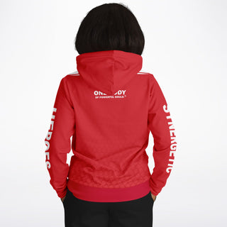 Womens Hoodie - Fire Red