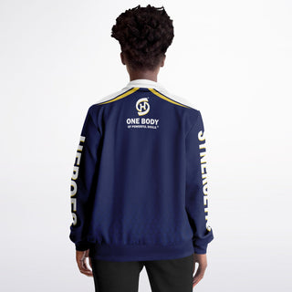 Womens Track Jacket - Midnight Blue