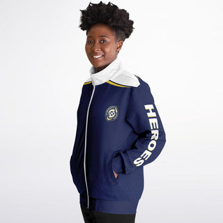 Womens Track Jacket - Midnight Blue