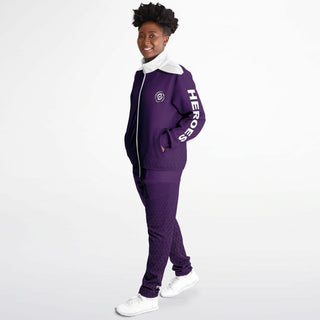 Womens Tracksuit - Purple Shield
