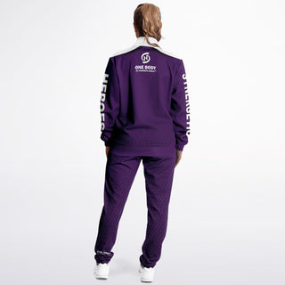 Womens Tracksuit - Purple Shield