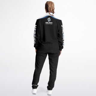 Womens Tracksuit - Obsidian Black