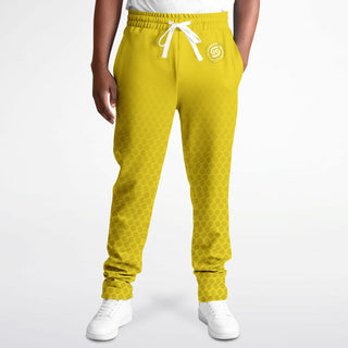 Mens Track Pants - Yellow Sun - Synergetic Heroes