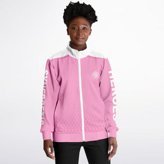 Womens Track Jacket - Soft Rose - Synergetic Heroes