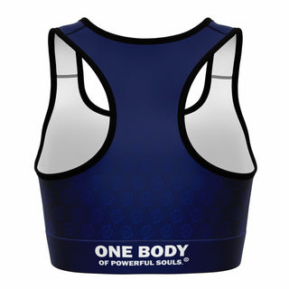 Sports Bra - Midnight Blue - Synergetic Heroes