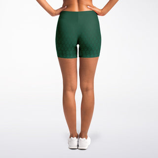 Legging Shorts - Emerald Green - Synergetic Heroes