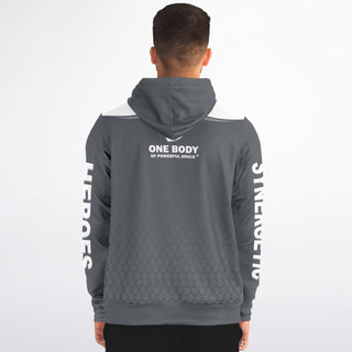 Mens Zip-Up Hoodie - Shadow Gray