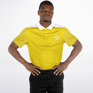 Mens Polo Shirt - Yellow Sun - Synergetic Heroes