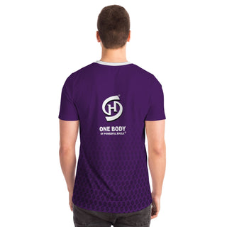 Mens T-shirt - Purple Shield