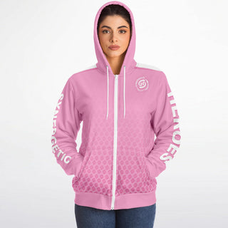 Womens Microfleece Ziphoodie - Soft Rose - Synergetic Heroes