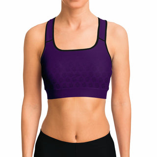 Sports Bra - Purple Shield