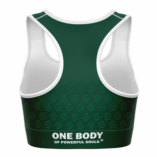 Sports Bra - Emerald Green - Synergetic Heroes