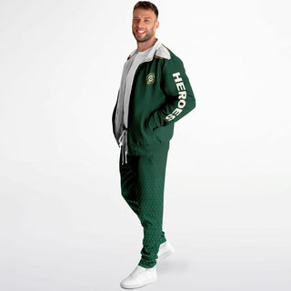 Mens Tracksuit - Emerald Green - Synergetic Heroes