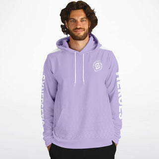 Mens Hoodie - Lavender Mist - Synergetic Heroes