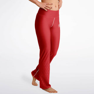 Flare Leggings - Fire Red - Synergetic Heroes