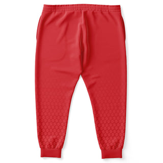 Mens Plus-size Jogger - Fire Red - Synergetic Heroes