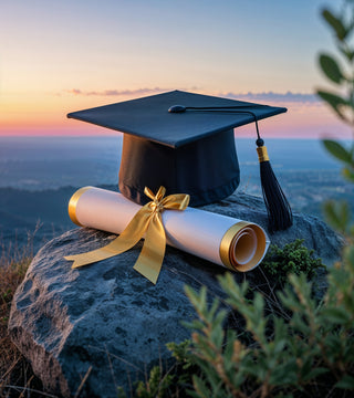 Effortless Graduation Guest Book — Commencement Edition