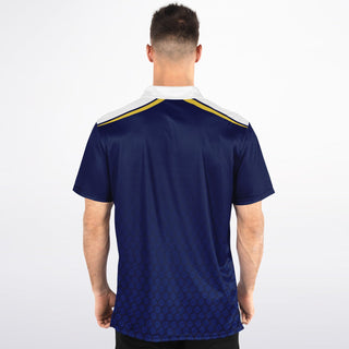 Mens Polo Shirt - Midnight Blue - Synergetic Heroes