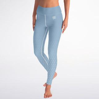 Yoga Leggings - Angel Blue - Synergetic Heroes