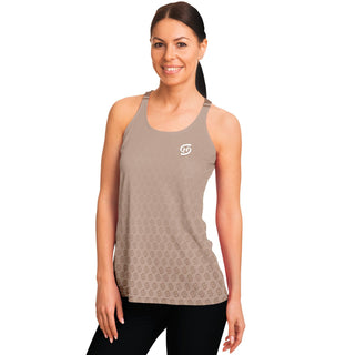 Flowy Racerback Tank Top - Taupe Stone - Synergetic Heroes