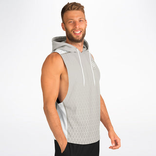 Mens Drop Armhole Hoodie - Jade White - Synergetic Heroes