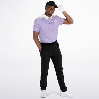 Mens Polo Shirt - Lavender Mist - Synergetic Heroes