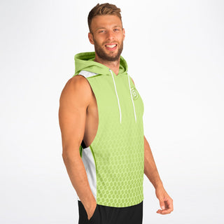 Mens Drop Armhole Hoodie - Harmony Green - Synergetic Heroes