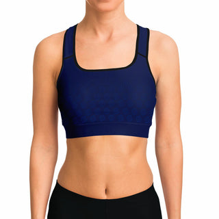 Sports Bra - Midnight Blue - Synergetic Heroes