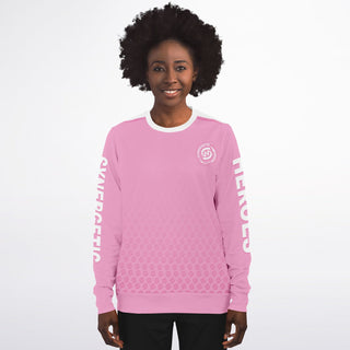 Womens Athletic Sweatshirt - Soft Rose