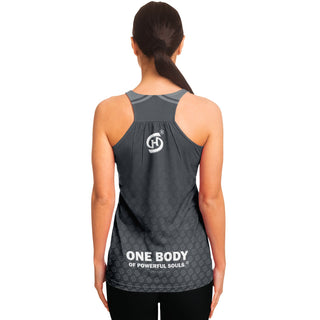 Flowy Racerback Tank Top - Shadow Gray - Synergetic Heroes