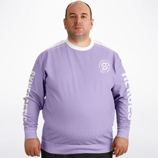 Mens Athletic Plus-size Sweatshirt - Lavender Mist